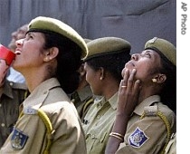Female Indian police personnel (file photo) 