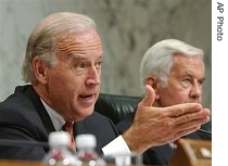 Senate Foreign Relations Committee member Sen. Joseph Biden 