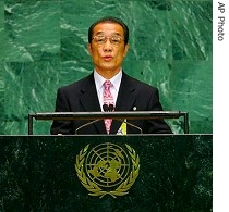 North Korean deputy FM Choe Su Hon at UN