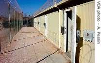 Exterior of bunkhouse at Guantanamo  