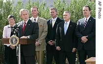 George Bush speaks in Scottsdale, Arizona where he signed Department of Homeland Security Appropriations Act, Oct. 4, 2006