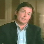 Michael J. Fox in a political advertisement endorsing a candidate in favor of stem cell research