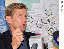 Jan Egeland, in Khartoum, said crisis in Darfur could become 'infinitely worse,' November 18, 2006&nbsp; 