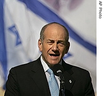 Israeli Prime Minister Ehud Olmert (File)