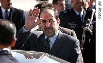 Nouri al-Maliki arrives at the Queen Alia International Airport in Amman, Jordan, 29 Nov 2006 