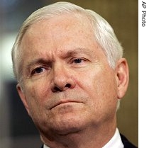 Robert Gates at the White House, Nov. 8, 2006