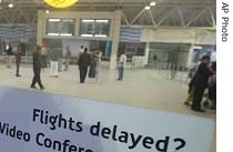 The arrival lounge at the domestic terminal of the Indira Gandhi International Airport is bereaved of activity in New Delhi 