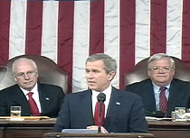 President Bush delivering his 2006 State of the Union Address