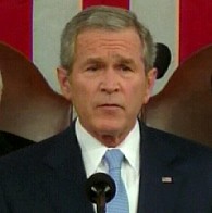 George W. Bush delivers his State of the Union address
