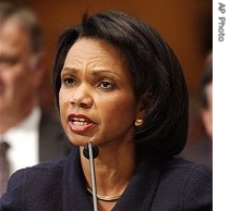 Condoleezza Rice at Senate hearing 27 Feb 2007