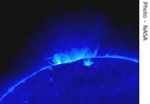 View of solar flares from two new NASA spacecraft