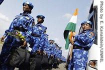 The first all-female unit of UN peacekeepers arrives in Liberia