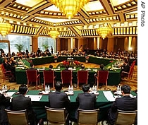 Negotiators from North and South Korea, Japan, Russia, China and the U.S. begin a new round of six-party talks on North Korea's nuclear program, in Beijing, 19 Mar 2007