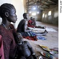 Sudanese women prisoners wait in Rumbek's central prison after being sentenced to six months in prison for adultery  (File)