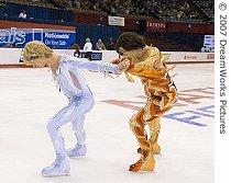 Jon Heder, (left) and Will Ferrell skate away with the laughs in