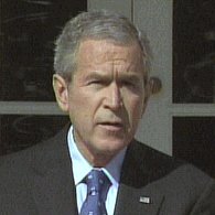 President Bush makes a statement on the Iraq war funding bill at the White House in Washington, D.C., 03 Apr 2007