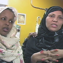 Shop Owners Busad Kheyre and Asha Habad