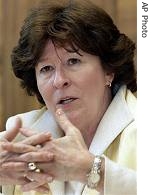 Louise Arbour, UN High Commissioner for Human Rights, informs journalists after return from her visit to Central Asia, 07 May 2007