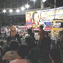 Philippine campaigning in hard to reach villiages