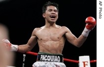 Manny Pacquiao in this April 14, 2007 file photo