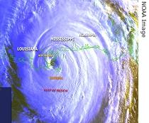 Katrina makes landfall