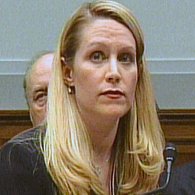 Monica Goodling, a former Department of Justice official and aide to U.S. Attorney General Alberto Gonzalez, testifies before the House Judiciary Committee on Capitol Hill in Washington, 23 May 2007