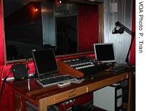 Premier FM studio in Dakar