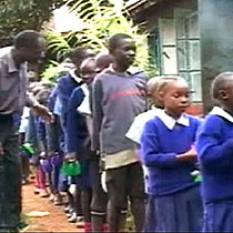 Kenyan school children