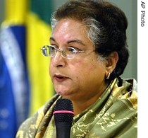 Hina Jilani, special representative of the U.N. Secretary-General on human rights defenders (2005 file photo)