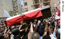 Funeral procession of Walid Eido in Beirut, 14 Jun 2007