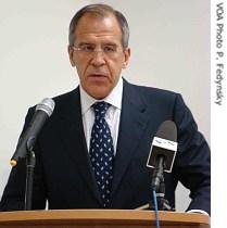 Sergei Lavrov at Moscow's Carnegie Center think tank