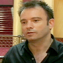 Lifting gear causes the stage to revolve and move