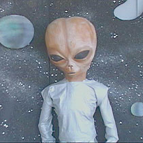 UFO museum exhibit