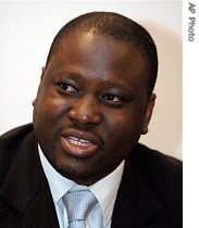 Ivory Cost rebel leader and new prime minister Guillaume Soro (Apr 2007)