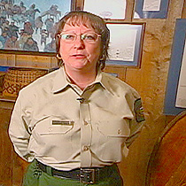 Angela Johnson, site manager at Dahlonega Gold Museum Historic Site in Georgia