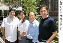 (From left) Jose Manuel Bassat, Soung-ah Choi, Joe Wang, Leonardo Mazzei 05 July 2007