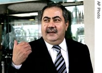 Iraq's Foreign Minister Hoshyar Zebari, leaving the State Department building in Washington, 18 Jun 2007