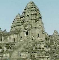The ancient temples of Angkor Wat