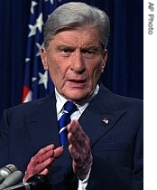 Republican Senator John Warner of Virginia