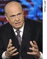 Actor and former Tennessee senator Fred Thompson during an interview on the 'Fox News Sunday' program in Washington, DC, 11 March 2007