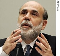 Federal Reserve Reserve Board Chairman Ben Bernanke testifies before the House Financial Services Committee on Capitol Hill in Washington, 18 Jul 2007