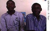 Malian migrants Diallo and Krin