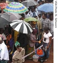 Sierra Leone's elections are during the height of rainy season