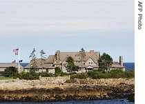 This picture taken 10 Aug 2007 shows Walker's Point, US President George W. Bush family compound in Kennebunkport
