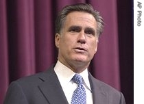 Mitt Romney speaks at Great Basin College Theater in Elko, Nevada, 13 Aug 2007 