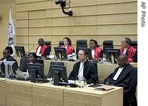 Prosecutors and clerks in Special Court for Sierra Leone in The Hague, the Netherlands, 04 Jun 2007