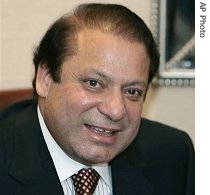 Former Pakistani Prime Minister Nawaz Sharif, 23 Aug 2007