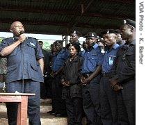 Sierra Leone police are being insturcted on the president's order to step up security efforts ahead of the runoff 
