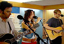 Minnie Driver (center), is currently on tour promoting her new album 'Seastories'
