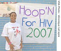 Metro Teen AIDS program director, Anne Wiseman. She helped organize a basketball tournament to get young people to come out for National HIV Testing Day
